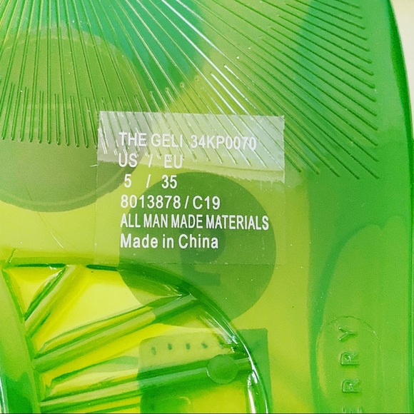 Katy Perry The Geli Lime Jelly Sandals Green - Picture 7 of 7